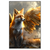Xxl Wandbild Fuchs Mit Goldenen Fluegeln Hochformat Produktvorschau Frontal