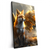 Xxl Wandbild Fuchs Mit Goldenen Fluegeln Hochformat Produktvorschau Seitlich