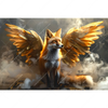 Xxl Wandbild Fuchs Mit Goldenen Fluegeln Querformat Motivvorschau