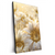 Xxl Wandbild Funkelnde Blumen In Gold Hochformat Produktvorschau Seitlich