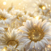 Xxl Wandbild Funkelnde Blumen In Gold Quadrat Motivvorschau