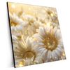 Xxl Wandbild Funkelnde Blumen In Gold Quadrat Produktvorschau Seitlich