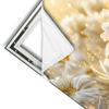 Xxl Wandbild Funkelnde Blumen In Gold Querformat Materialvorschau
