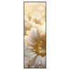 Xxl Wandbild Funkelnde Blumen In Gold Schmal Produktvorschau Frontal