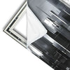 Xxl Wandbild Futuristische Skyline Hochformat Materialvorschau