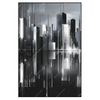 Xxl Wandbild Futuristische Skyline Hochformat Produktvorschau Frontal