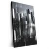 Xxl Wandbild Futuristische Skyline Hochformat Produktvorschau Seitlich