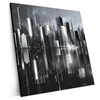 Xxl Wandbild Futuristische Skyline Quadrat Produktvorschau Seitlich