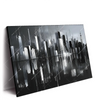 Xxl Wandbild Futuristische Skyline Querformat Produktvorschau Seitlich