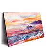Xxl Wandbild Gemaelde Mit Boot Im Sonnenuntergang Querformat Produktvorschau Seitlich