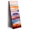 Xxl Wandbild Gemaelde Mit Boot Im Sonnenuntergang Schmal Produktvorschau Seitlich