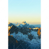 Xxl Wandbild Gipfel In Den Alpen Hochformat Motivvorschau