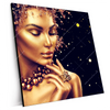 Xxl Wandbild Golden Girl Quadrat Produktvorschau Seitlich