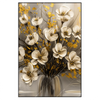 Xxl Wandbild Goldene Bluetenpoesie Hochformat Produktvorschau Frontal
