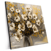 Xxl Wandbild Goldene Bluetenpoesie Quadrat Produktvorschau Seitlich