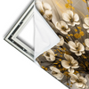 Xxl Wandbild Goldene Bluetenpoesie Querformat Materialvorschau