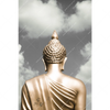 Xxl Wandbild Goldene Buddha Statue Hochformat Motivvorschau