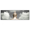Xxl Wandbild Goldene Buddha Statue Panorama Produktvorschau Frontal