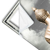 Xxl Wandbild Goldene Buddha Statue Quadrat Materialvorschau