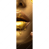 Xxl Wandbild Goldene Lippen Schmal Motivvorschau