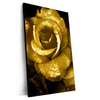 Xxl Wandbild Goldene Rose Hochformat Produktvorschau Seitlich