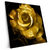 Xxl Wandbild Goldene Rose Quadrat Produktvorschau Seitlich