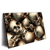 Xxl Wandbild Goldene Schaedel Querformat Produktvorschau Seitlich