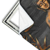 Xxl Wandbild Goldener Buddha Bambus Hochformat Materialvorschau