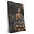 Xxl Wandbild Goldener Buddha Bambus Hochformat Produktvorschau Seitlich
