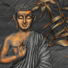 Xxl Wandbild Goldener Buddha Bambus Hochformat Zoom