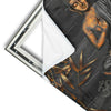 Xxl Wandbild Goldener Buddha Bambus Quadrat Materialvorschau