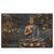 Xxl Wandbild Goldener Buddha Bambus Querformat Produktvorschau Frontal
