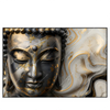 Xxl Wandbild Goldener Buddha Fluid Art Querformat Produktvorschau Frontal