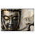 Xxl Wandbild Goldener Buddha Fluid Art Querformat Produktvorschau Frontal