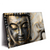 Xxl Wandbild Goldener Buddha Fluid Art Querformat Produktvorschau Seitlich