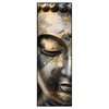 Xxl Wandbild Goldener Buddha Fluid Art Schmal Produktvorschau Frontal