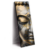 Xxl Wandbild Goldener Buddha Fluid Art Schmal Produktvorschau Seitlich