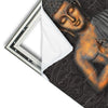 Xxl Wandbild Goldener Buddha Hochformat Materialvorschau