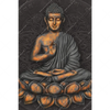 Xxl Wandbild Goldener Buddha Hochformat Motivvorschau