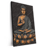 Xxl Wandbild Goldener Buddha Hochformat Produktvorschau Seitlich