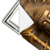Xxl Wandbild Goldener Buddha Im Bambuswald Hochformat Materialvorschau