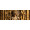Xxl Wandbild Goldener Buddha Im Bambuswald Panorama Motivvorschau