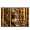 Xxl Wandbild Goldener Buddha Im Bambuswald Querformat Produktvorschau Frontal