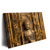 Xxl Wandbild Goldener Buddha Im Bambuswald Querformat Produktvorschau Seitlich