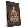 Xxl Wandbild Goldener Buddha No 2 Hochformat Produktvorschau Seitlich