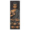 Xxl Wandbild Goldener Buddha Schmal Produktvorschau Frontal