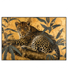 Xxl Wandbild Goldener Leopard Imposanter Jaeger Querformat Produktvorschau Frontal