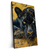 Xxl Wandbild Goldener Panther Hochformat Produktvorschau Seitlich
