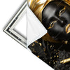 Xxl Wandbild Goldenes Ananasmaedchen No 1 Hochformat Materialvorschau