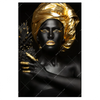 Xxl Wandbild Goldenes Ananasmaedchen No 1 Hochformat Produktvorschau Frontal